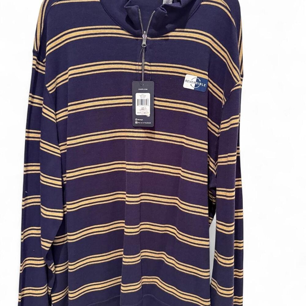 Chaps Men's Blue and Navy Jumper